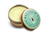 Foot Cream for Cracked Heels and Dry Skin Buzzbalm's Bee Heeled Heel Balm with Melixir®- Natural Cracked Heel Repair Cream with Frankincense & Manuka Honey (85g)