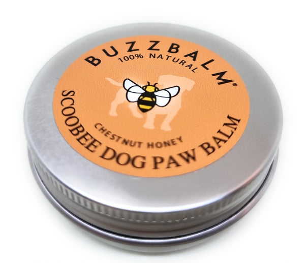 ScooBee Dog Paw Balm for Dogs 100% Natural Organic soother for cracked, dry, itchy paws and pads (12g)
