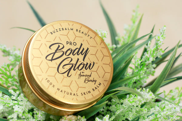PRO BODY GLOW - Pro Body Glow Body Butter - Moisturising High Shine Skin Balm and Beauty Balm Loved by Celebrities - Unique Beauty Gifts for Women Men by Armand Beasley Natural Body Makeup (3oz, 85g)